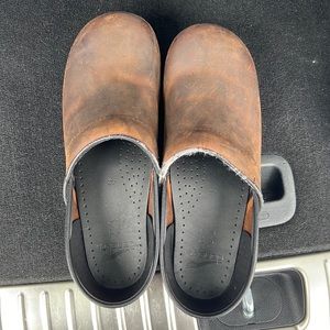 Brown Danskos size 42